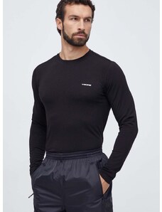 Športové tričko s dlhým rukávom Viking Escalante čierna farba, s potlačou, 500/25/9322