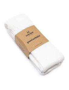 Tatrasvit LENKA detské klasické rebrované pančušky zo 100% bavlny biela