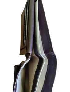 Hnedá kožená peňaženka Charro