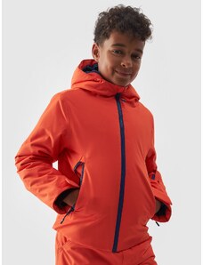4F Chlapčenská lyžiarska bunda s membránou 5000 - oranžová