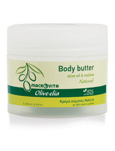 Olive.Elia - Macrovita Macrovita Olive-Elia Body butter natural - Telové maslo natural 200 ml