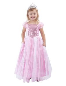 RAPPA Detský kostým ružová princezná (S)