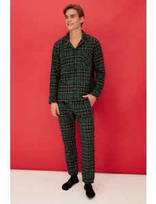Pánske pyžamo Trendyol TMNAW22PT1080/Green