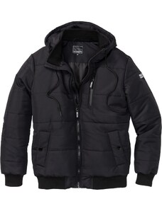 bonprix Prešívaná bunda s recyklovaným polyesterom, farba čierna, rozm. 56