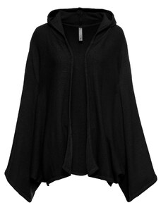 bonprix Pletený sveter so širokými rukávmi, farba čierna