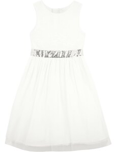 bonprix Sviatočné šaty pre dievčatá, farba biela, rozm. 146