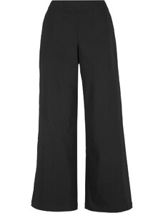 bonprix Bengalínové nohavice so širokým a elastickým pásom, farba čierna, rozm. 38