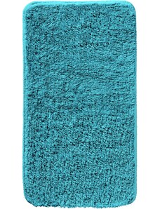 bonprix Kúpeľňová predložka s vysokým flórom, farba modrá, rozm. Predložka pred visiace WC 45/50 cm