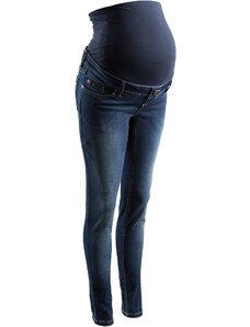 bonprix Materské džínsy, Skinny, farba modrá, rozm. 34