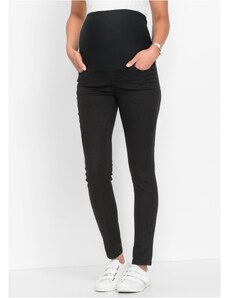 bonprix Materské džínsy, super-streč, Skinny, farba čierna