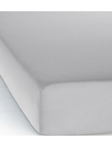 bonprix Napínacie plachta „Džersej mikrovlákno“, farba šedá, rozm. 2ks v balení 100/200 cm