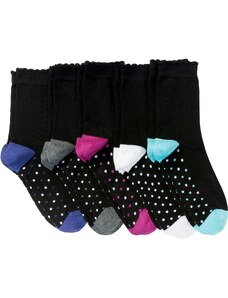 bonprix Dámske ponožky (5 ks v balení), farba čierna, rozm. 35-38