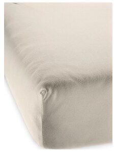 bonprix Napínacia plachta "Džersej", farba béžová, rozm. 2ks v balení 100/200 cm