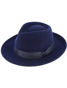 Fiebig - Headwear since 1903 Kašmírový modrý luxusný klobúk Fiebig - limitovaná kolekcia Fiebig