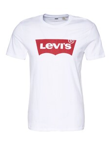 LEVI'S  Tričko 'Graphic Set In Neck' červená / biela