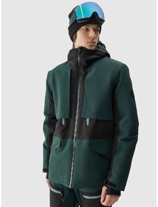 4F Pánska snowboardová bunda s membránou 10000 - zelená