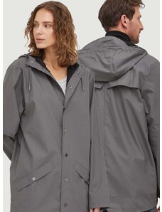 Nepremokavá bunda Rains 12010 Jackets šedá farba, prechodná