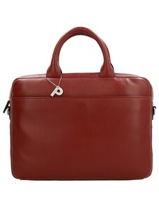 Kožená pracovná taška PICARD - Milano Leather Men's Bag /Červená