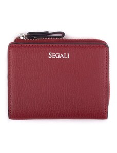 SEGALI Dámska kožená peňaženka SG-27412 vínová