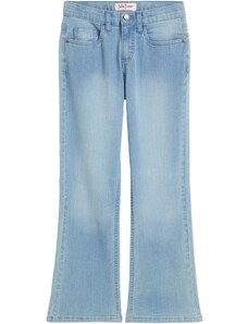 bonprix Rozšírené dievčenské džínsy, farba modrá
