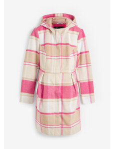 bonprix Tehotenský kabát s kapucňou, regulovateľný v šírke, farba béžová