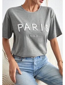 iMODA Sivé tričko PARIS