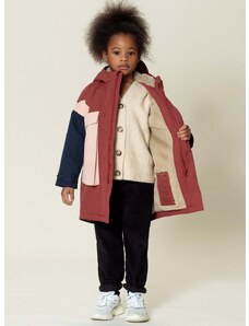 Detská nepremokavá bunda Gosoaky CITY FOX ružová farba