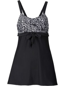 bonprix Tvarujúce plavkové šaty s ľahkým tvarujúcim efektom, farba čierna, rozm. 38