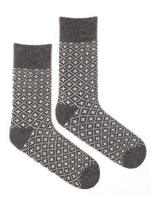 Fusakle Vlnené ponožky Vlnáč Plusko šedé