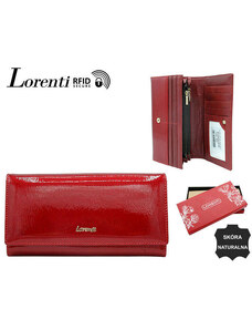 LORENTI Dámska kožená peňaženka JP-510-SH-RFID Red