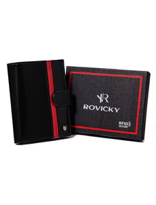 Štýlová pánska peňaženka Rovicky Black-Red