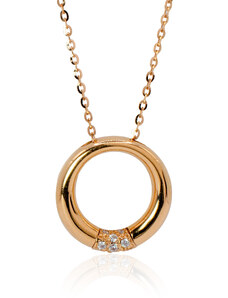 Goldie Zlatý náhrdelník Jessica pink LNL476.SP