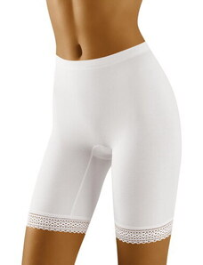 Wol-Bar Sťahovacie nohavičky boxerky s predĺženou nohavičkou Bermudy Rona biele, Farba biela