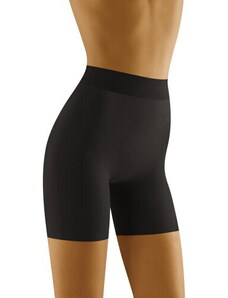 Wol-Bar Sťahovacie nohavičky boxerky s predĺženou nohavičkou Figurata čierne, Farba čierna
