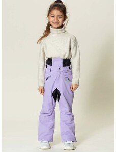 Detské lyžiarske nohavice Gosoaky BIG BAD WOLF fialová farba