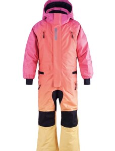 Detská lyžiarska kombinéza Gosoaky PUSS IN BOOTS ružová farba