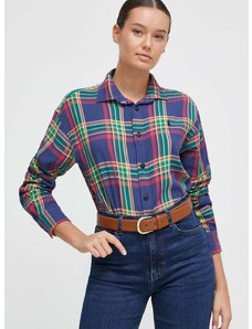 Bavlnená košeľa Polo Ralph Lauren dámska,regular,s klasickým golierom,211916021