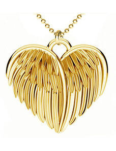 Lotka NH8224GSS Anjelské krídla strieborný náhrdelník