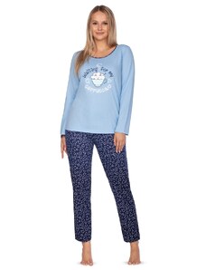 Dámske pyžamo Regina 651 modré