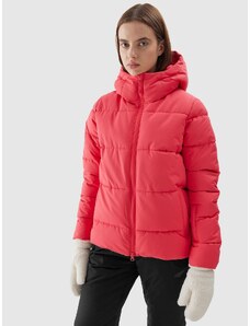 4F Dámska lyžiarska zatepľovacia bunda s membránou 5000 - ružová