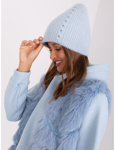 Fashionhunters Women's winter hat light blue color