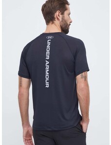 Tréningové tričko Under Armour Tech čierna farba, s potlačou, 1377054