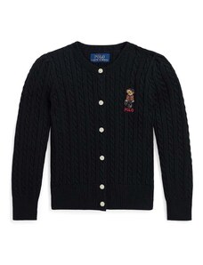 Detský sveter Polo Ralph Lauren čierna farba
