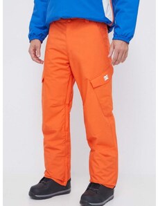 Nohavice DC Banshee oranžová farba
