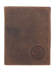 SEGALI Pánska peňaženka kožená SEGALI 1041 hnedá