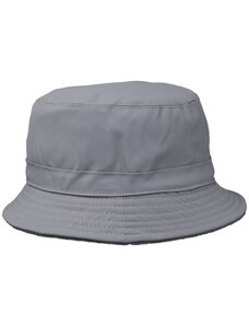 Fiebig - Headwear since 1903 Sivý bucket hat (obojstranný) - nepremokavý jesenný klobúk - Fiebig 1903