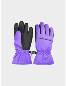 4F Dievčenské lyžiarske rukavice Thinsulate - fialové