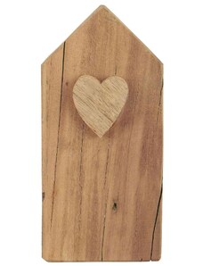 IB LAURSEN Dekoratívny drevený domček With Heart