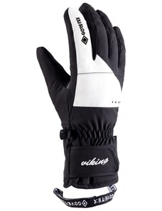 Dámske lyžiarske rukavice Viking SHERPA GTX čierna/biela