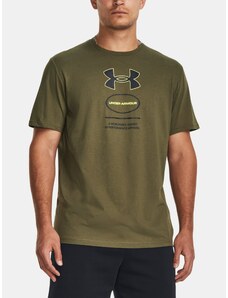 Under Armour T-Shirt UA M Branded GEL Stack SS-GRN - Men's